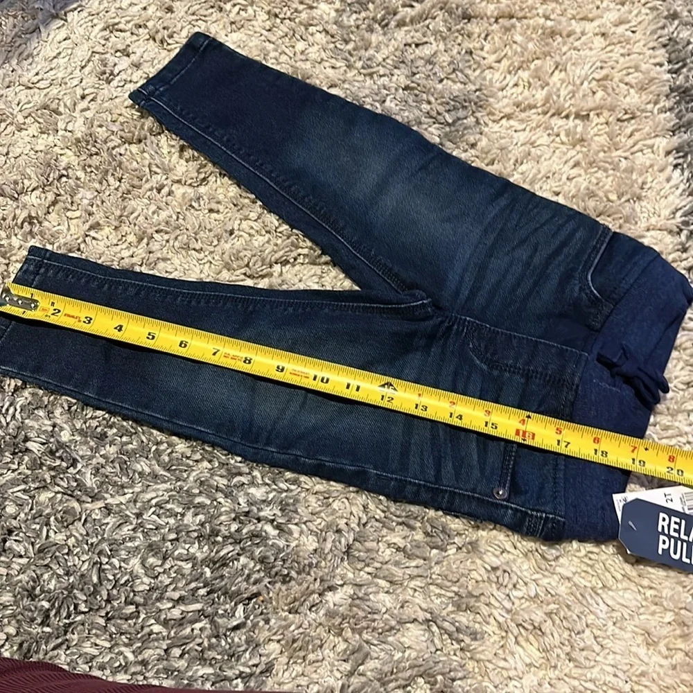 Blue Wash Denim Relaxed Pull On Jeans New 2T - Osh Kosh B' Gosh